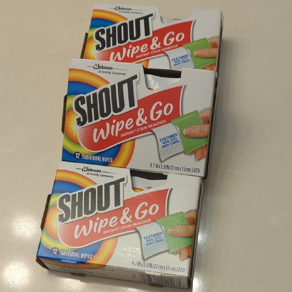 Shout Wipe & Go